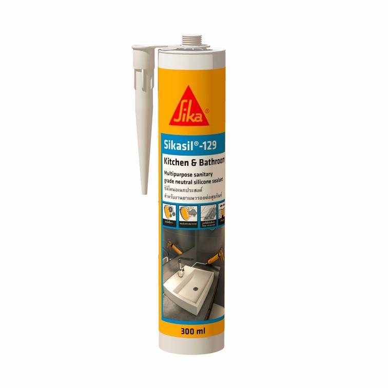 Sikasil 129 Kitchen & Bathroom Multipurpose Sanitary Neutral Silicone